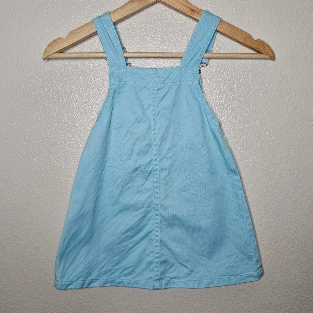 Vintage Disney Mickey & Co Minnie Mouse Blue Corduroy Jumper Dress
